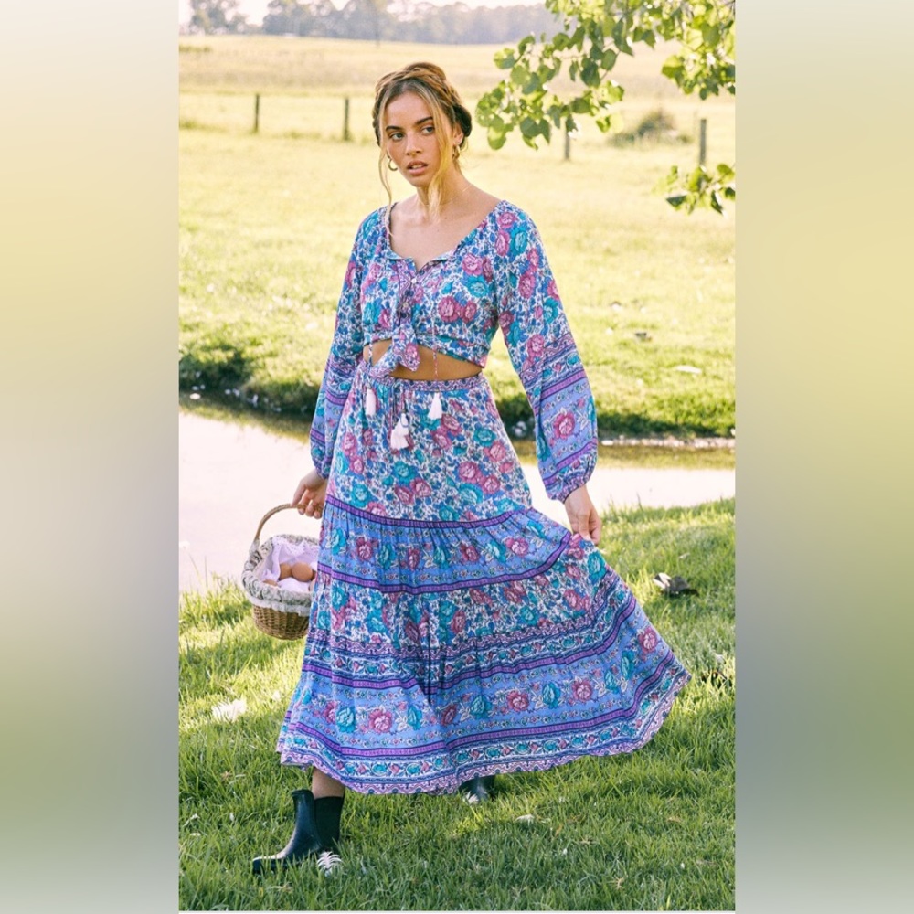 Arnhem Floral Midi Skirt